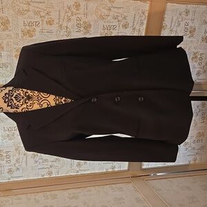 Chaps Black Blazer Size 8